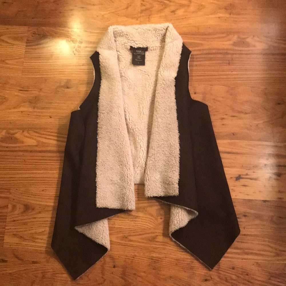 JOUJOU Faux Shearling Boho Vest